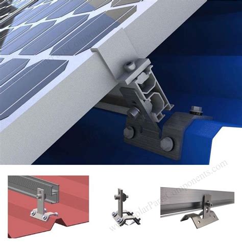 metal shingle roof solar bracket|corrugated roof solar panel mounts.